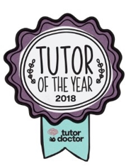 Tutor of the Year award 2018 from Tutor Doctor