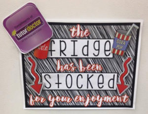 "The Fridge Has Been Stocked" Magnet