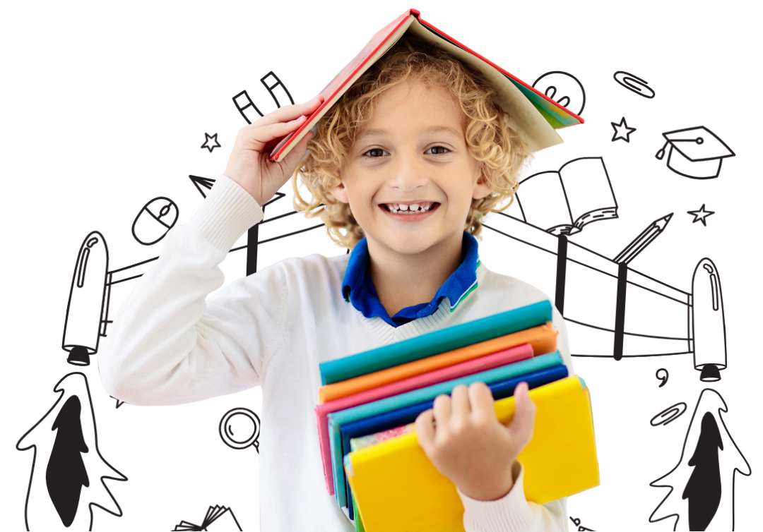 Happy young student