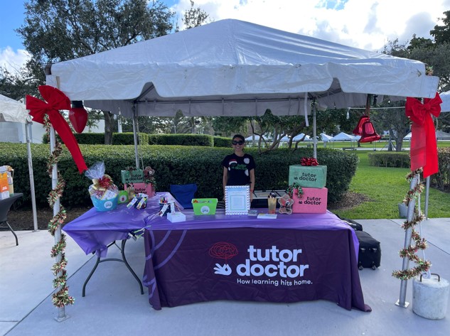 owner at tutor doctor booth 