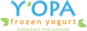 Y'OPA frozen yogurt logo