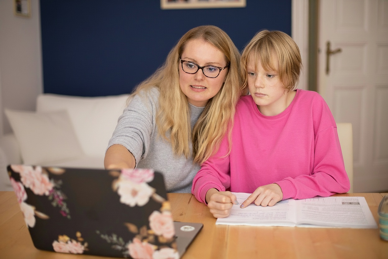 One-to-one tutoring session in Harrison Township, MI