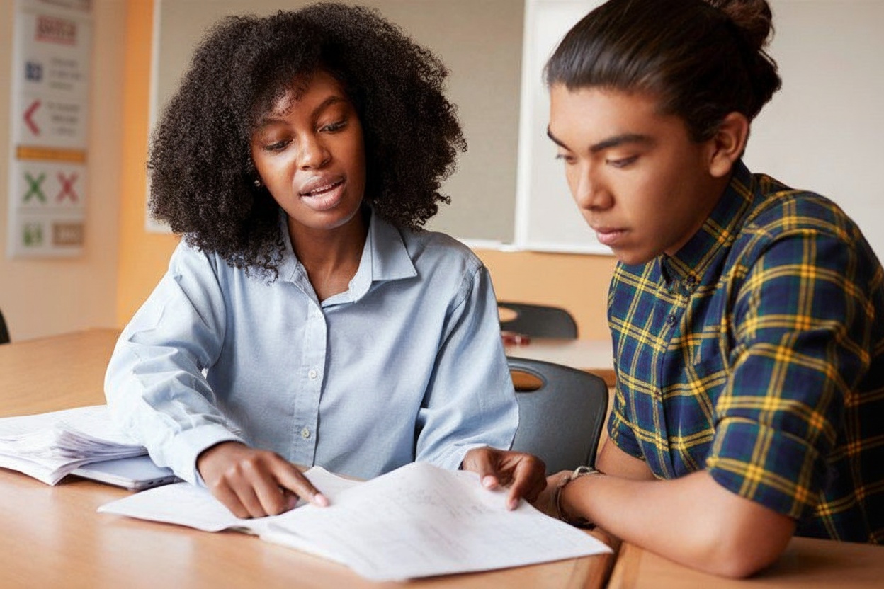 One-to-one tutoring session in Merton, WI