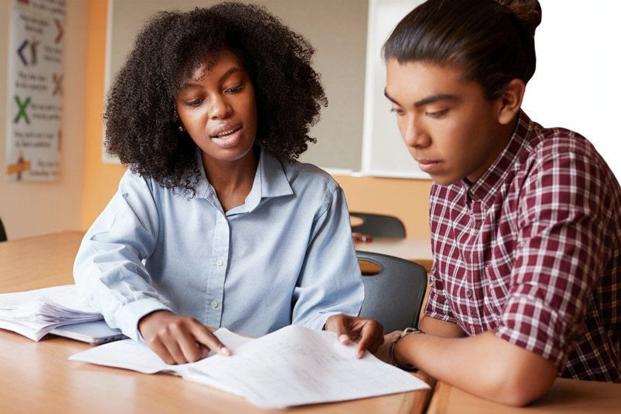 One-to-one tutoring session in Main Line