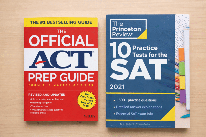 SAT and ACT student preparation guides.